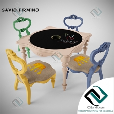 Столы и стулья для детей Tables and chairs for children Savio Firmino