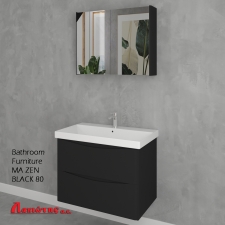 Bathroom Furniture MA ZEN BLACK 80cm