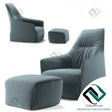 Кресло Armchair POLIFORM Santa Monika Lounge