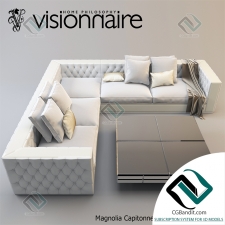 Диван Sofa Magnolia Capitonne 3, Acer tavolo basso