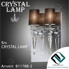Бра Sconce Crystal Lamp Falcetto B1178B-2