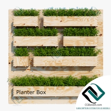 Planter box Ящик для цветов 05
