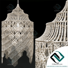 Подвесной светильник Macrame Chandelier