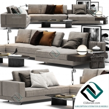 Диван Sofa Minotti White 13