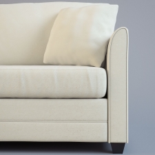 Sarah Loveseat with custom upholstery