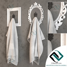 Towels with frames Полотенца с рамками