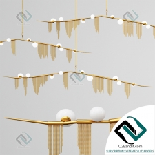 Подвесной светильник Cherry Bomb Fringe Chandelier 9 Lights