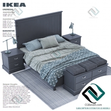 Кровать Bed Ikea Undredal