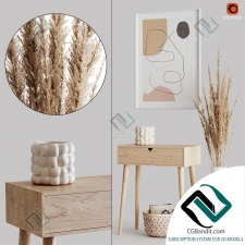 Decor Set pampas & Console  Декоративный набор для пампасов и консоли 07