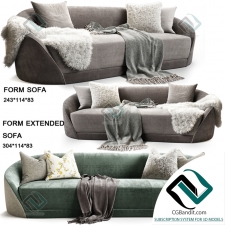 Диван Sofa Baker furniture FORM
