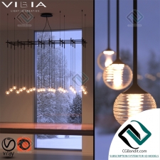 Подвесной светильник Hanging lamp Vibia Algorithm