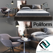 Кровать Bed Poliform 05