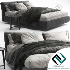 Кровать Bed Flexform Newbridge Soft