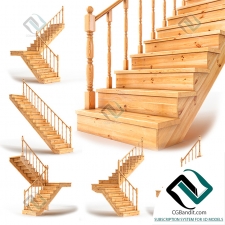 лестницы из дерева stairs made of wood