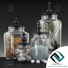 Декор для санузла Bathroom decoration jars