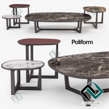 Poliform coffee tables set стол