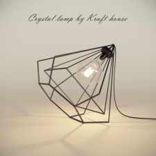 Crystal lamp by Kraft house