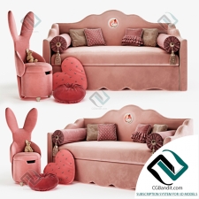 Детская кровать Children's bed Design Manifesto Galla Bunny