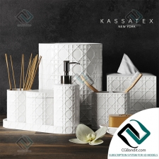 Набор аксессуаров для ванной Rattan Kassatex