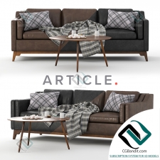 Диван Sofa Worthington Amoeba