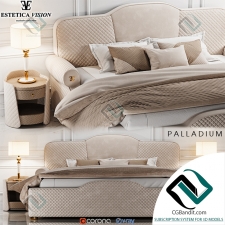 Кровать Bed ESTETICA Palladium