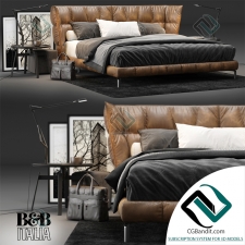 Кровать Bed B&B Italia Husk