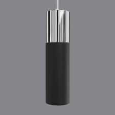 подвесной светильник Eurosvet 50135/1 LED хром/черный