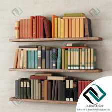 Книги Books on the shelf