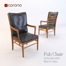 Leather Pub Chair