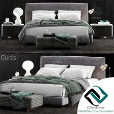 Кровать Bed Minotti Curtis