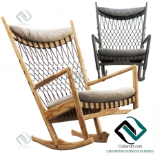Кресло armchair Rocking Chair PP124
