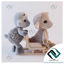 Игрушки Toys Goat and Sheep