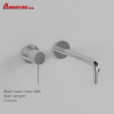 Wash basin mixer MM CHROME WALL HANGED