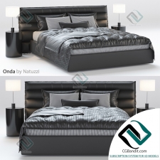 Кровать Bed Onda by Natuzzi