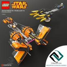 Игрушки Toys LEGO SW Anakin's & Sebulba's Podracers