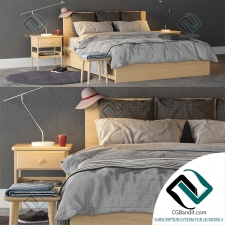 Кровать Bed Ikea Malm