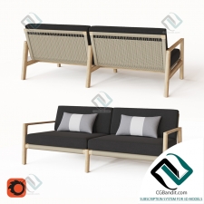 Диван Sofa 72 MESA TEAK