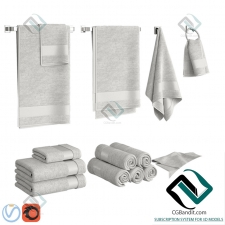 Декор для санузла White Towels