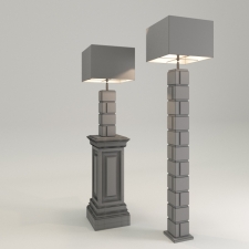 Table lamp Reynauld, Floor lamp Reynauld, Column salvatore S