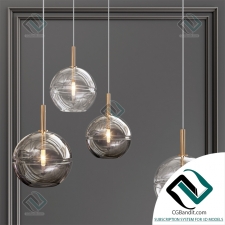 Подвесной светильник Hanging lamp Ring Glass