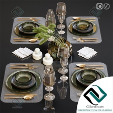 посуда dishes Table setting 25