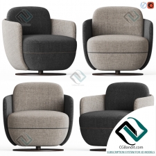 Кресло Armchair Wittmann Miles Lounge