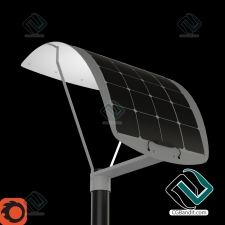 Solar-V парковый фонарь на солнечных батареях