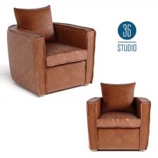 Кожаное кресло model S09701 от Studio 36