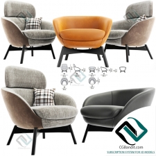 Кресло Аrmchair Minotti Russell Set