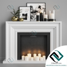 Камин Fireplace Decorative 09