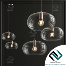 Подвесной светильник Hanging lamp Frandsen Kobe Glass