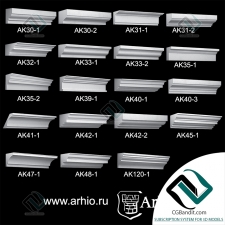 Лепнина Stucco Collection of cornices Arhio 02