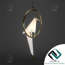 Подвесной светильник Hanging lamp BLS 11978 Origami Bird