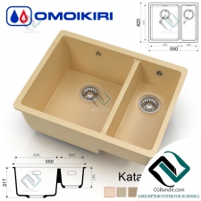 мойка kitchen sink Omoikiri кata